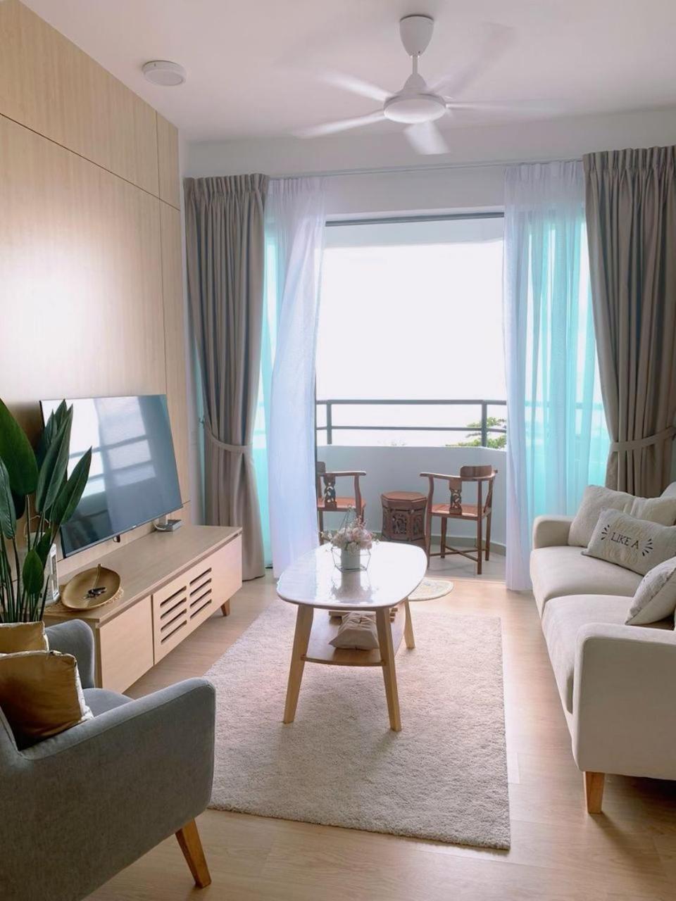 Pantai Puteri Melaka - Seaview 2 Bedroom Tanjung Kling Kültér fotó